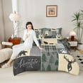 thumbnail image 3 of Feelyou Rustic Adventure Queen Comforter Set, Deer Bear Bedding Comforter Set, 3pcs, 3 of 7