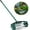 Green, variant on Lightweight Rolling Spike Lawn Aerator For Garden Lawn Soil Aerator with Silver Handle