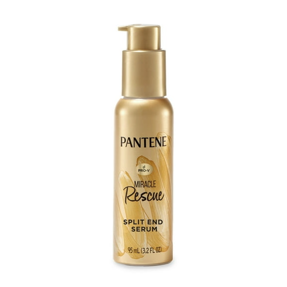 Pantene Hair Serum, Split Ends Hair Treatment, for Damaged Hair, Miracle Rescue, 3.2 oz