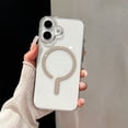 thumbnail image 1 of Pour Magsafe Étui Rigide Transparente pour iPhone 16 15 14 13 12 Pro Max Plus Charge Sans Fil Magnétique Transparente Ultra Mince Couverture TaiH pour iPhone 14 ProMax, 1 of 6