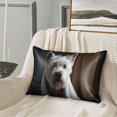 thumbnail image 2 of Pofeuu Dog Wrapped in Towel 1 Print Satin Pillowcase for Hair and Skin Pillow Cases, Silk Pillow Cases, Soft Cooling Pillow Covers, 20x30 Inches（Pillow core not included）, 2 of 7