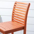 thumbnail image 4 of Malibu Outdoor Patio Wood Bar Chair, 4 of 4