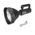 thumbnail image 1 of LED POTENTE PANTALLA HERRAMIENTO ALTO LIBRE DE LUCHO DE ABS 10WLED poderoso reflector a mano al aire libre camping viajando USB Flashlight 8000mAh batería de litio blanco luz de luz grande Inevent OD002671-03B, 1 of 7