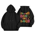 thumbnail image 2 of Jesus Has My Back Hoodie Christian Sweatshirts for Teen Girls Long Sleeve Jesus Hoodies Religious Sayings Pullover Hoodies Oversized Bible Verse Shirt Black M, 2 of 7