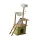 thumbnail image 4 of Torre para gatos de para gatos de interior, muebles de protección de varios niveles, torre de escalada para gatos, cama para gatos jugando , Green B, 40x55x140cm, 4 of 10
