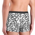 thumbnail image 5 of Daiia Hand Drawn Snake Men's Underwear Boxer Briefs, Cotton Stretch Moisture-Wicking Underwear-XX-Large, 5 of 9