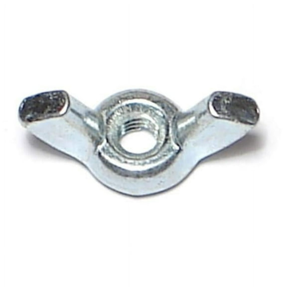 #8-32 x 29/32" Zinc Plated Steel Coarse Thread Cold Forged Wing Nuts WNS-139
