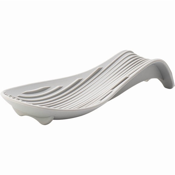 Xecvkr Kitchen Utensil Organizer Tray Thickened Insulated Spoon Pad Rest Pot Lid Holder Non Slip Multi-Slot Home Cooking Tool 1 Piece