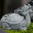 thumbnail image 1 of Dragon Turtle Tea Pet Ornaments Decoración de acuarios Tortoise Micro Paisajismo Tortugas Dragón Figuras para la mesa de la mesa de té Sala de estar M, 1 of 8