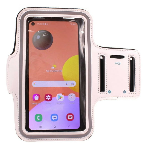 Running Armband for Samsung Galaxy Note 20/Ultra - Sports White Gym Workout Case Cover for Galaxy Note 20/Ultra