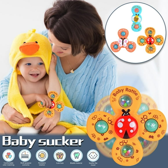 Baby Deals Baby Savings!Toys Games Kids,Christmas Decorations,Baby Toys Clearance,Novelty Gag Toys for Girls Boys,Christmas Gifts for Kids,3PCS Spinning Suction Cup Spinning Baby Bath Toy