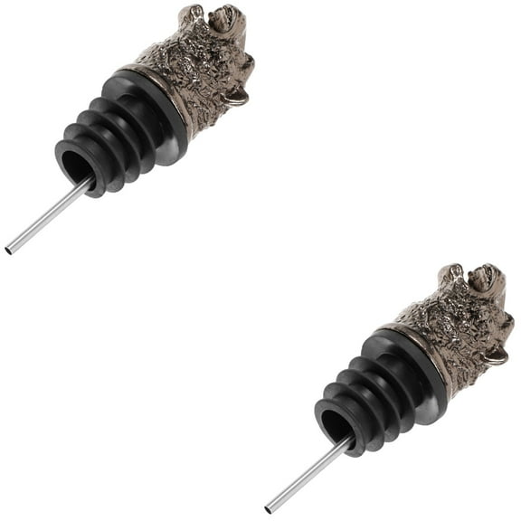 Raindrops 2pcs Animal Molding Wine Aerator Liquor Pourer Novelty Tiger Wine Pourer
