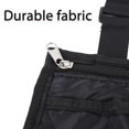 thumbnail image 3 of Bolsa Lateral Para Silla De Ruedas Método De Almacenamiento 2 Usos Negra Liviana Con Compartimento Grande ANGGREK, 3 of 8