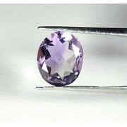 3.80Cts Natural Quality Amethyst Oval 10x12x5mm Faceted Loose Gemstone