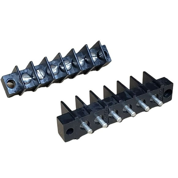 CBFT-06 - TERM BLOCK 6P PCST 1ROW 9.5MM #6 -32 15.7MM WIDE WITH SOLDER LUG