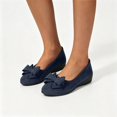 thumbnail image 7 of Vibrex Loafers for Women Fashion Casual Spring and Summer Beach Versatile Bowknot Shallow Shoes Women's Loafers Shoes with Bowknot Flats Casual Comfortable Walking Loafers Sandals for Women, 7 of 7
