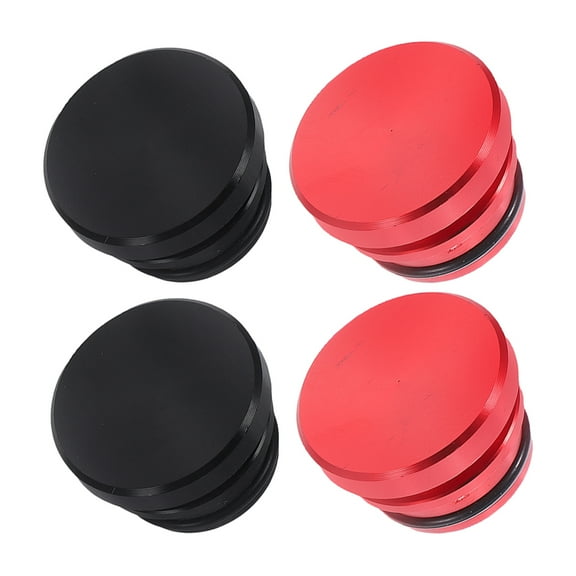 Hytrove Dustproof Cigarette Lighter Plug Cover Aluminum 4Pcs 1.1x1.1x0.7In