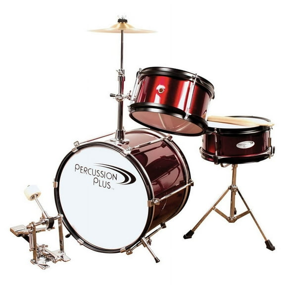 3 PC JUNIOR DRUM SET - WINE RE