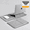 Light grey, variant on Laptop Sleeve Case 13 14 15 15.6 16Inch For Huawei HP DELL Bag For Macbook Air Pro 13 13.6 M4 Notebook Case with stand Men Women