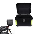 thumbnail image 1 of Motorcycle Rear Case, Motorcycle Rear Top Box Removable PU Leather Inner Lining 60 L  for Motorbike with Tail Racks, 1 of 7