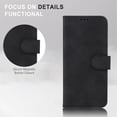 thumbnail image 4 of Premium Case for Google Pixel 9 / 9 Pro with Wrist Strap,PU Leather Flip Kickstand Case for Women Men with Wallet RFID Blocking Card Holder Magnetic Closure Shockproof Phone Cover,Black, 4 of 9