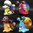 thumbnail image 2 of Figura de acción de One Piece Den Mushi para niños, Luffy, Doflamingo, Law Ace, caracol telefónico, modelo de PVC, Juguetes Gong Bohan LED, 2 of 2