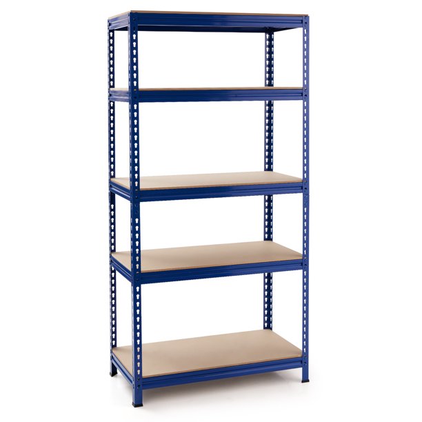 Costway 5Tier Metal Storage Shelves 73" Garage Rack W/Adjustable