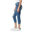 thumbnail image 3 of Juniors' WallFlower Insta Soft Ultra Mid-Rise Cropped Jeans Color: Vienna Size: 9, 3 of 4