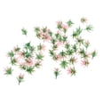 thumbnail image 1 of MERIGLARE 50 Pcs Modèle Fleur Mini Paysage Architecture Train Chemin de Fer Arbres Rose, 1 of 6