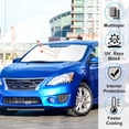 thumbnail image 5 of MOTOMATE Custom Fit Windshield Sun Shade for Nissan Sentra 2020-2024, Foldable Sun Visor Protector Blocks UV Rays & Heat, 5 of 8