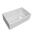 thumbnail image 6 of Whitehaus WHLW3019 30" Reversible Single Bowl Front Apron Fireclay Sink Set, 6 of 6