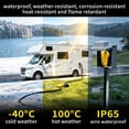 thumbnail image 5 of ZAZFO 25ft 30Amp RV extension cord,Heavy duty 10/3 Gauge Waterproof RV Power Cord,NEMA TT-30P/R 125V,Black-Yellow, 5 of 8