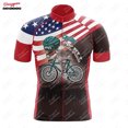 thumbnail image 3 of 17 SKULL Camiseta de ciclismo para hombre, camiseta de ciclismo de montaña, ropa de ciclismo de carretera, blusa de manga corta de verano para ciclistas, 3 of 5