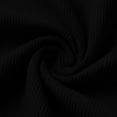 thumbnail image 6 of YLSDY Men's Ribbed Half Zip Henley T-Shirt with Chest Pocket Casual Slim Fit Tee Black S, 6 of 6