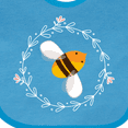thumbnail image 4 of Inktastic Bee Cute Kids Honeybee Girls Baby Bib, 4 of 4