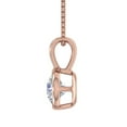 thumbnail image 2 of 3/4 Carat Diamond Solitaire Pendant Necklace in 14K Rose Gold (Included Silver Chain), 2 of 4