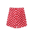 thumbnail image 5 of iEFiEL Mens Silk Satin Boxer Shorts Summer Loose Lounge Sports Shorts Pants Red M, 5 of 6