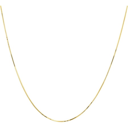 Simply Gold 10kt Yellow Gold .70mm Box Chain, 20