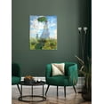 thumbnail image 3 of DECORARTS - The Walk, Woman with a Parasol (1875), Claude Monet Art Reproduction. Giclee Canvas Prints Wall Art for Home Decor 20x16", 3 of 7