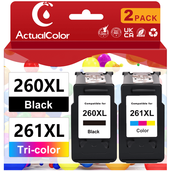 260XL 261XL Ink Cartridge for Canon 260/261 Ink for Canon Ink 260 261 Value Pack for Canon 260 Ink