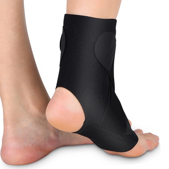 Tobillera de apoyo, tobillera ajustable, material de nailon transpirable, manga súper elástica para