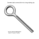 thumbnail image 4 of Juego de 12 pernos de anilla M6 x 70 mm de acero inoxidable 304 - Varillas roscadas de anilla como piezas de fijación ideales para colgar artículos en jardines o industrias, 4 of 5