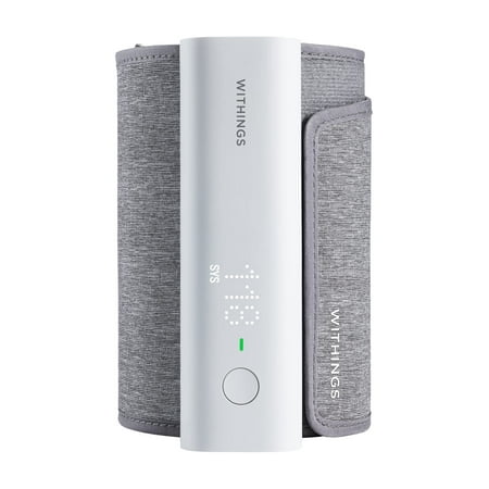 Withings BPM Connect - Digital Blood Pressure Cuff & Heart Rate Monitor - Blood Pressure Machine Arm Cuff, FDA Cleared, FSA/HSA Eligible, IOS & Android