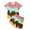 00&Brick Red2409, variant on Tiijoy Girls Summer Outfits Ice-Cream Print Short Sleeve T Shirt Shorts Set, Sizes 2-12