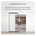 thumbnail image 3 of Invisible Top Mount Sliding Door Hardware Kit for Barn Door Aluminum Frame Wooden Door ,Widely Used, 3 of 7