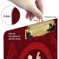 thumbnail image 4 of FMSHPON Chinease New Year Blessing Carp Clipboard Hardboard Wood Nursing Clip Board and Pull for Standard A4 Letter 13x9 inches, 4 of 6