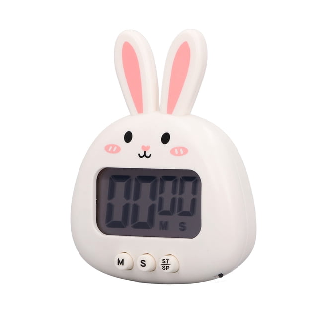 Lindo Temporizador De Cuenta Regresiva Digital De Dibujos Animados Con Sincronización Precisa, Temporizador Portátil Liviano Para Cocina De Cocina, Estado Físico, Aprendizaje