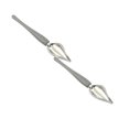 thumbnail image 1 of Oleegame 2PC Stainless Steel Cutlery Set Chef Decorating Spoon Decorate Sushi Food Draw Tool Design Dressing Plate Dessert, 1 of 2