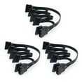 thumbnail image 1 of 3X 4Pin IDE to 5-Port Power Supply Cable 4Pin Molex to Multi SATA Port 18AWG Wire Power Cord For Hard Drive HDD SSD PC,3 x 4PinIDE to SATA power cable,black, 1 of 7
