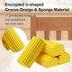 thumbnail image 2 of 4Pack Damp Clean Duster Sponge, Sponge Cleaning Brush, Duster for Cleaning Blinds, Glass, Baseboards, Vents, Railings, Mirrors, Window Track Grooves a, 2 of 4